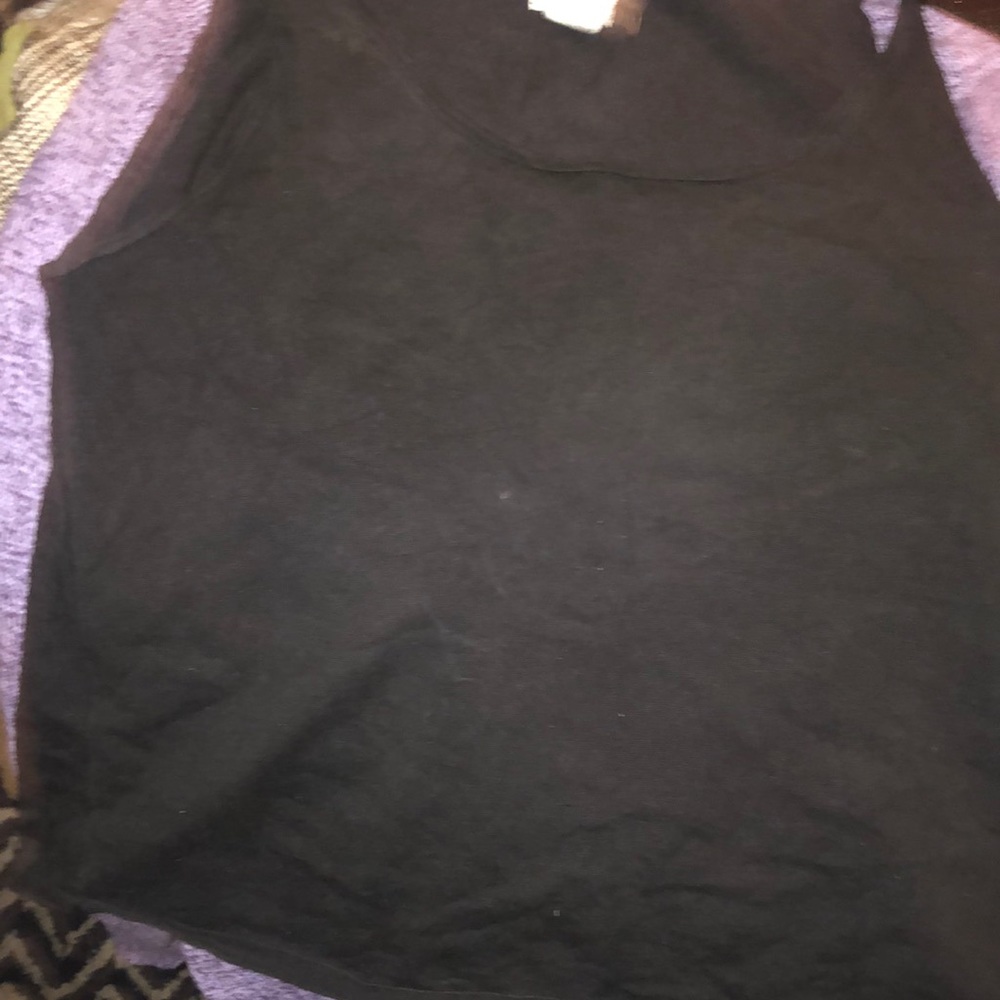 Black tank top